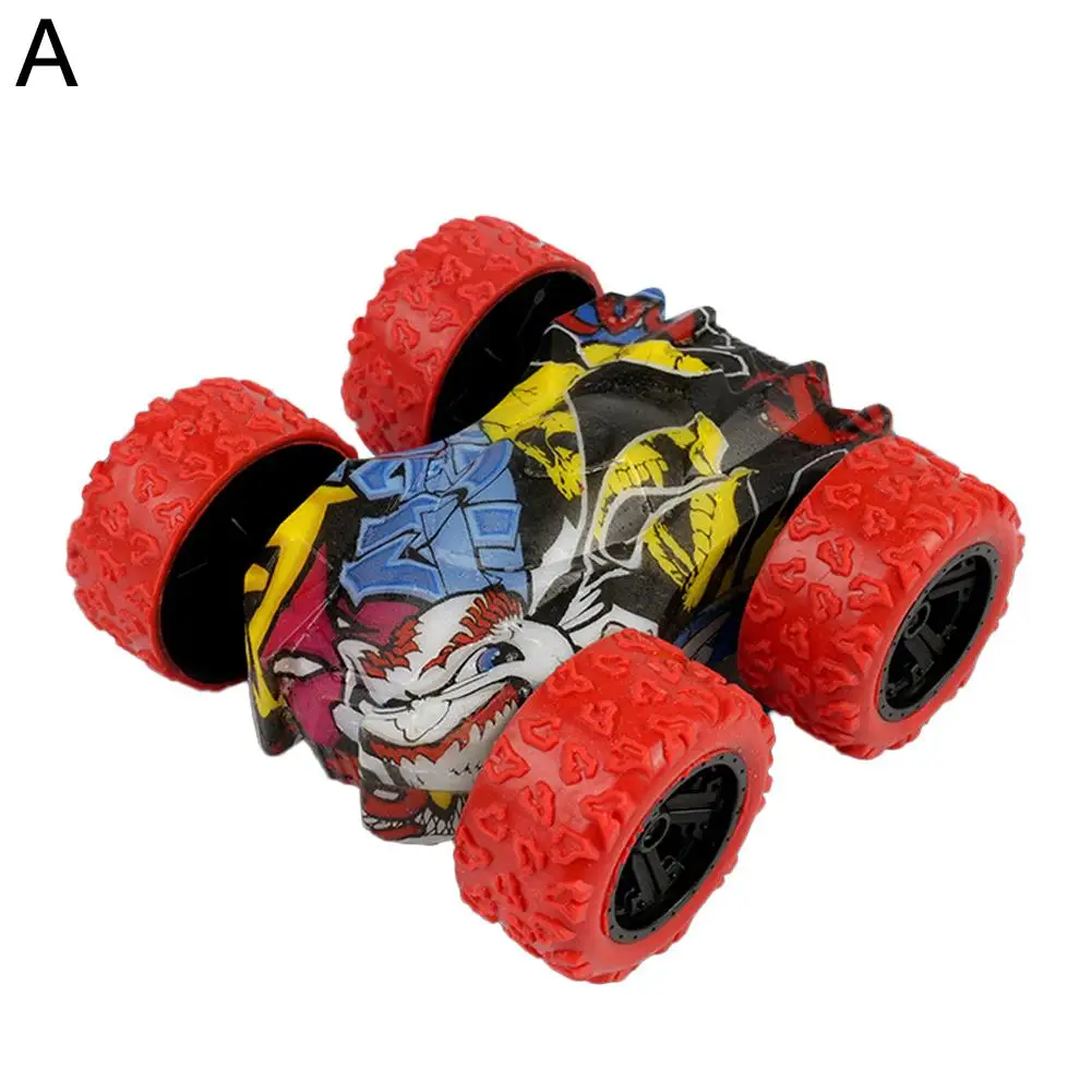 Мини-инерционная игрушка автомобиль для детей столкновение вращение на 360