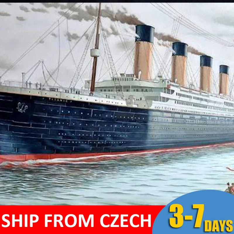 

9090pcs 10294 Movie Large Cruise Boat Ship Famous Steamship Model Bricks Building Blocks Diy Toys for Children Boys friend Gift