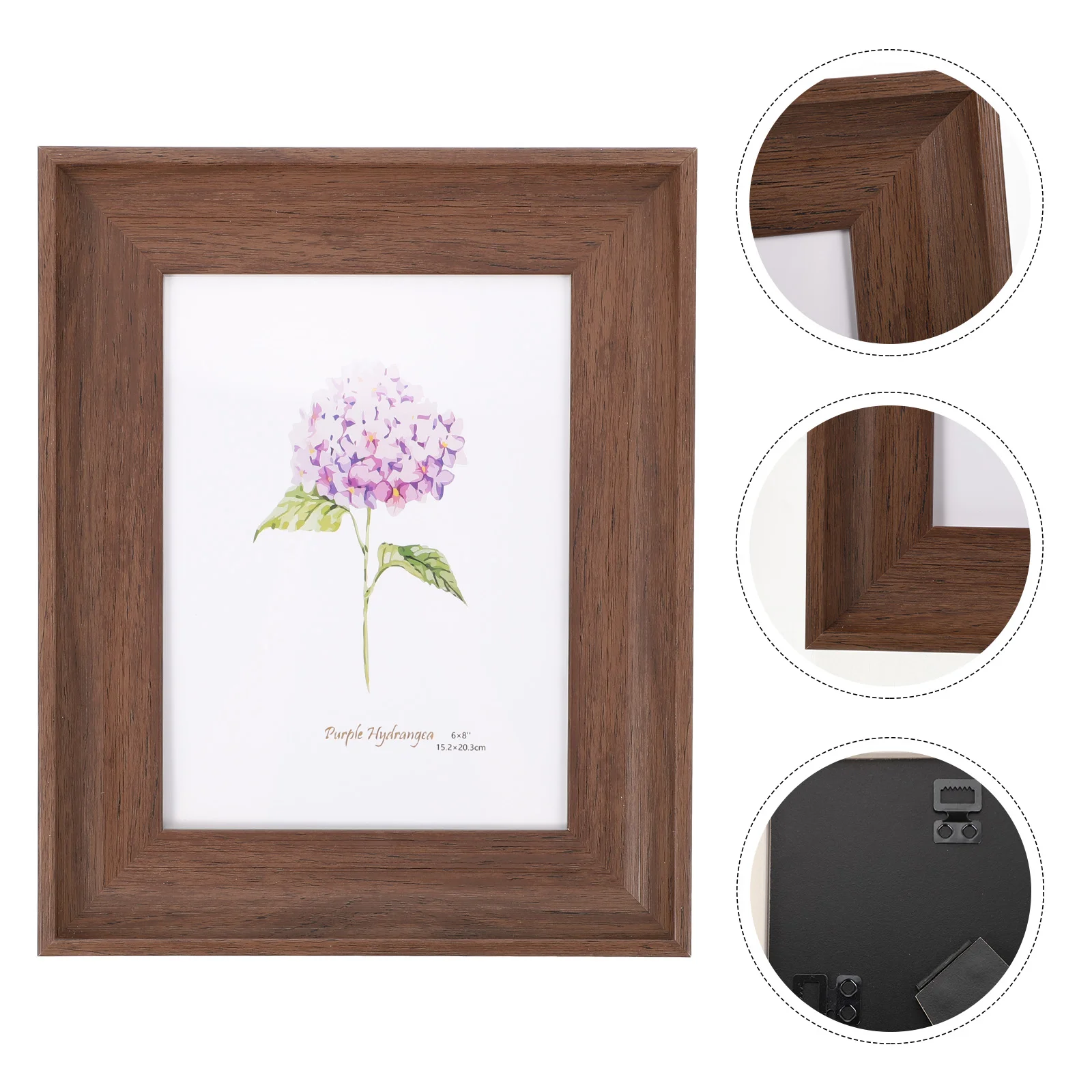 

Frame Picture Photo Farmhouse Frames Rustic Wooden Tabletop Free Standingsquare Family Vertical Home Decoration