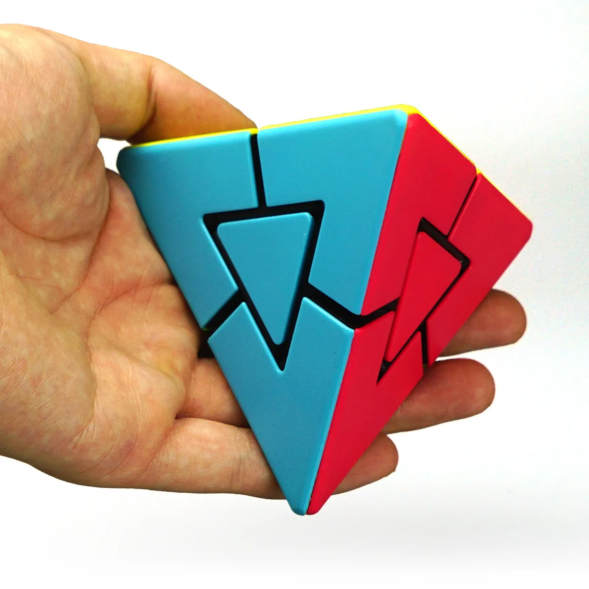 Необычная форма магический куб двойная Пирамида 2x2 головоломка для мозга