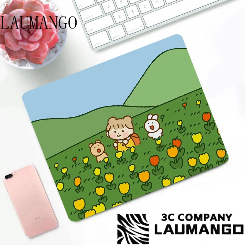 

Desk Pad Mouse Kawaii Cute Laptop Gamer Girl Plant Grass Pc Gaming Computer Keyboard Mat Deskmat Table Pads Mousepad Mats Anime
