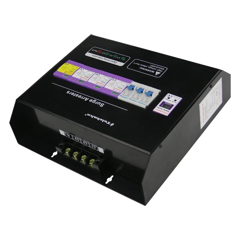 AC 25 кА 50 75 100 класс I 3-фазная мощность защита от перенапряжения устройство