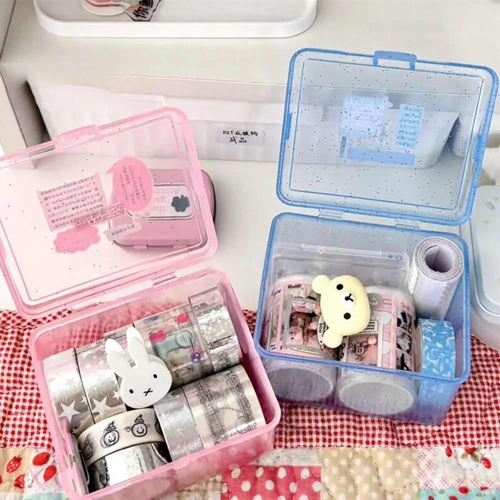 Прозрачный пластиковый ящик для хранения