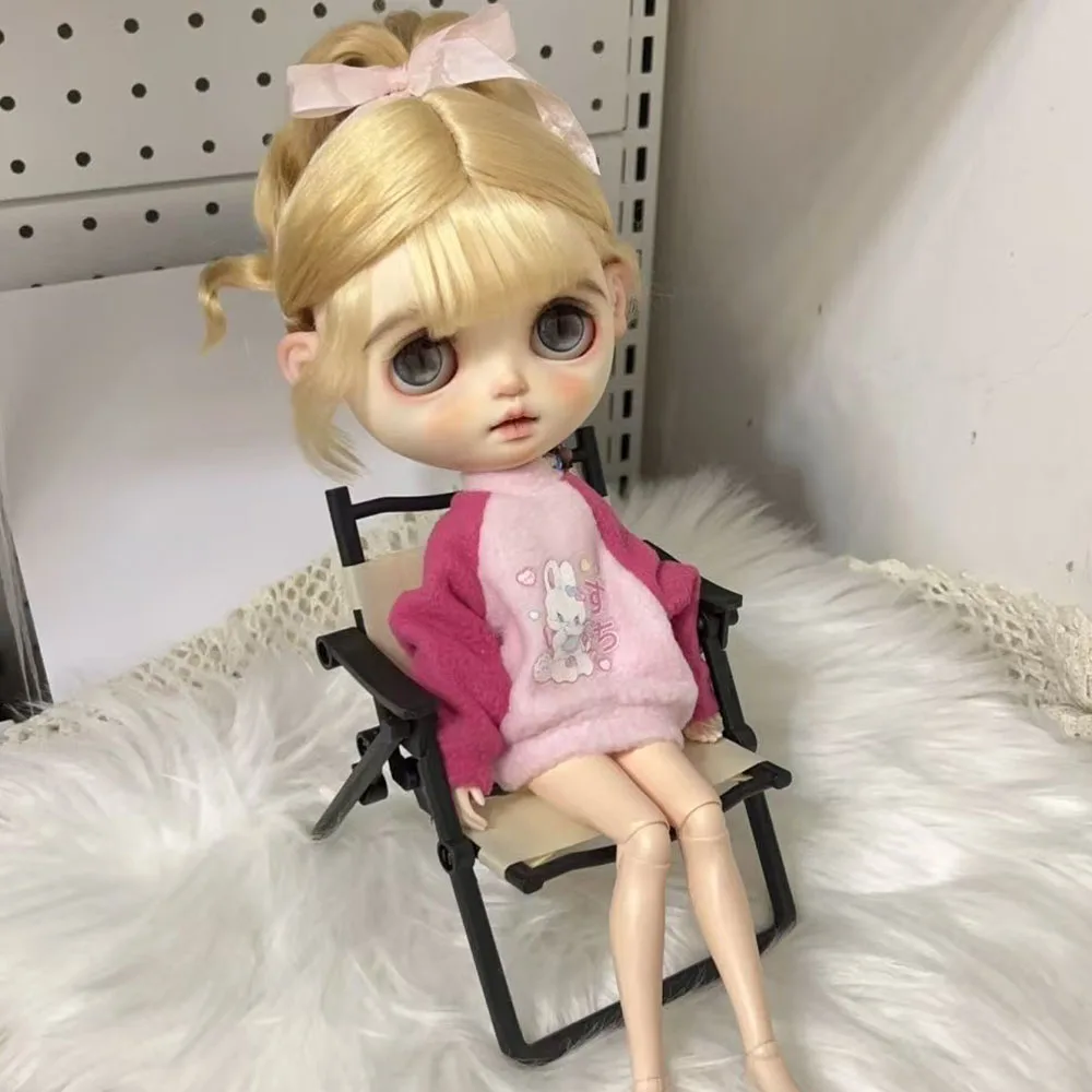 Фото 1/6 BJD кукольный стул, кресла для отдыха на природе, модель складного стула, модели шезлонгов, аксессуары для сцены №1