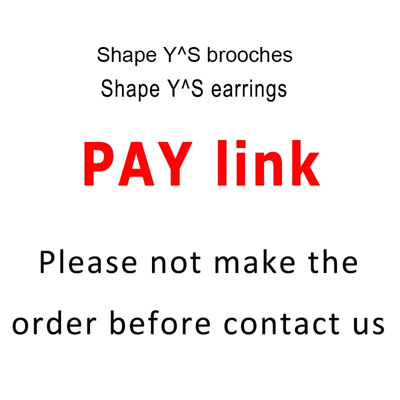 

Shape Y Brooch & Earring(Please not make the order before contact us)