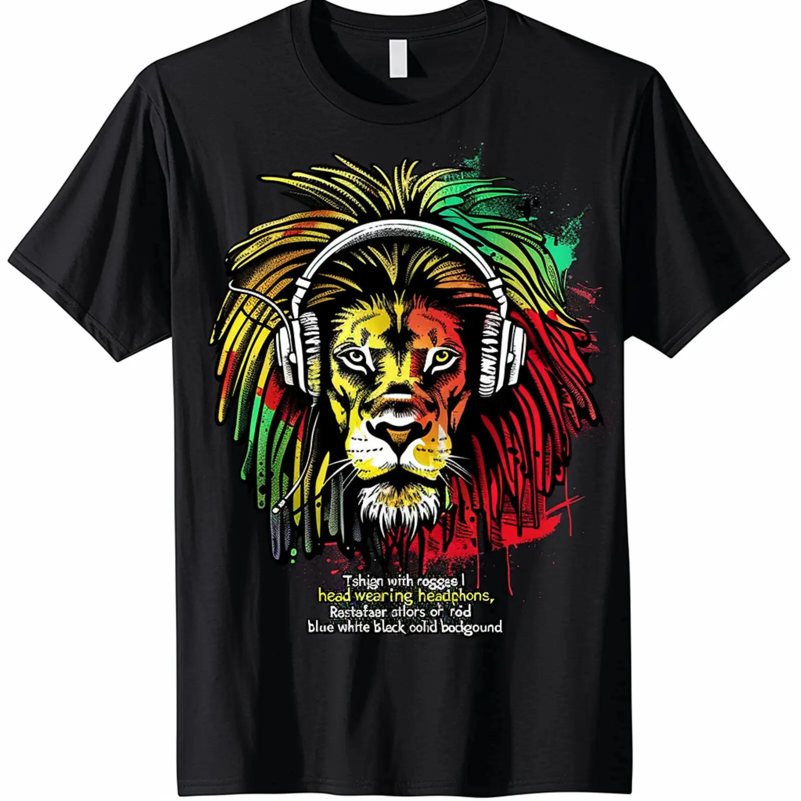 Регги-футболка Rasta стильный дизайн с яркими цветами идеально подходит для