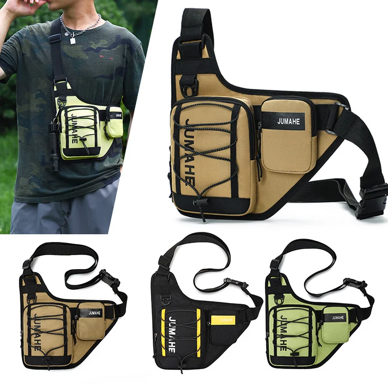 

2021 New Sports Waist Bag Travel Portable Diagonal Small Bag Oxford Cloth Chest Bag Crossbody Bags for Men Men's Purse Handbag