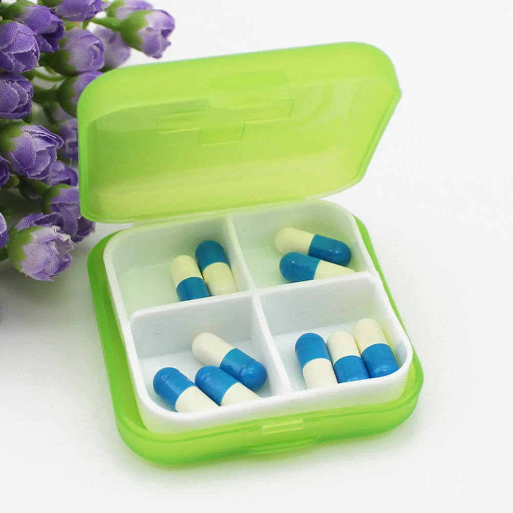 

Household Portable Sub-packaging Small Mini Pill Box Small Box Carry Pill Box Sealed Storage Box Clean Small Box for Pack Item