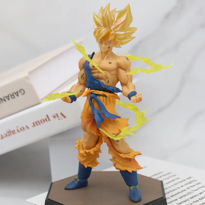 

Dragon Ball Z Super Saiyan Action Figure Son Goku PVC Anime Figure 17cm Model Collection Toy For Kid Christmas Gift