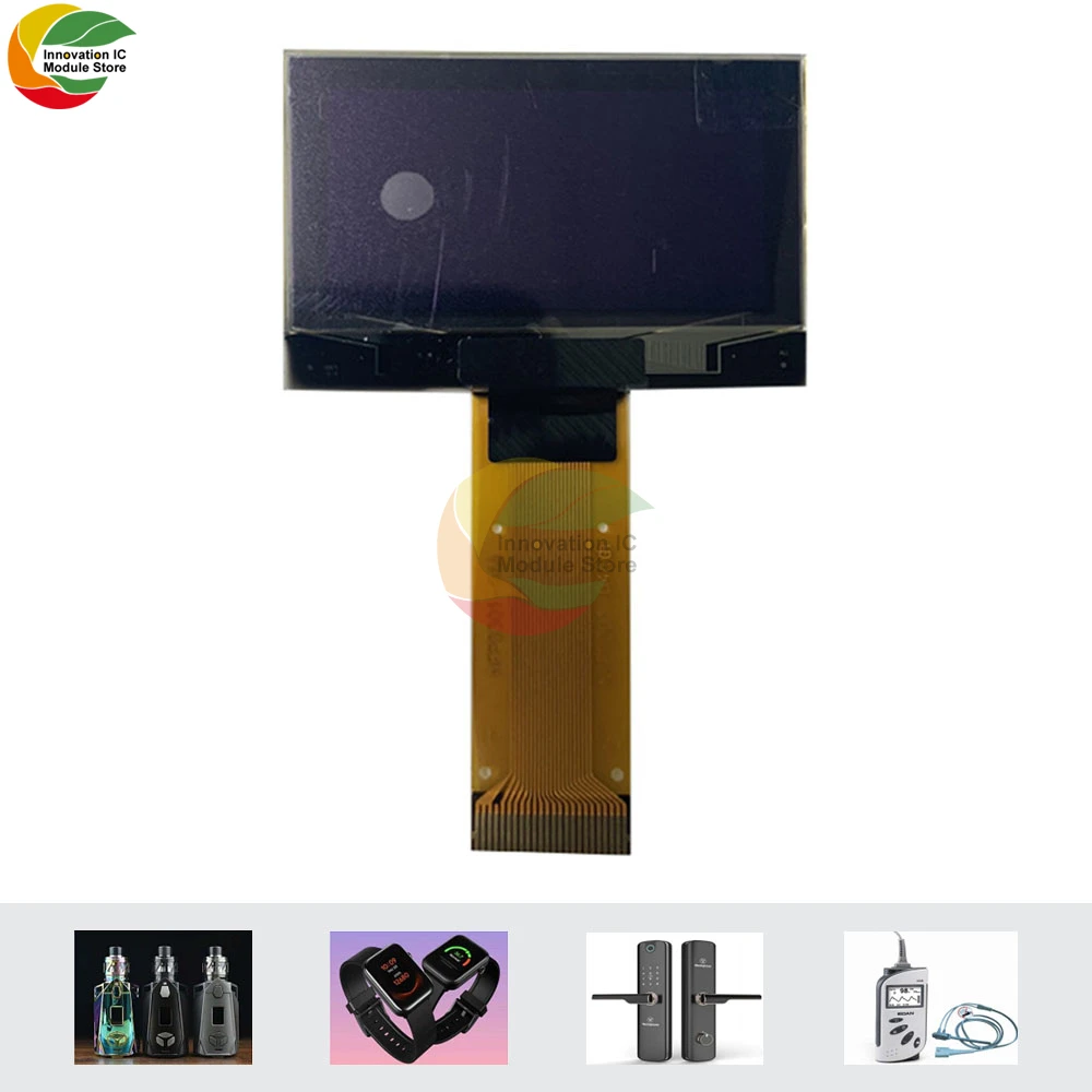 

Ziqqucu 1.54 Inch OLED Monochrome Display 24pin SSD1309 Resolution 128*64 Monochrome Dot Matrix Screen Module 12864 White Screen