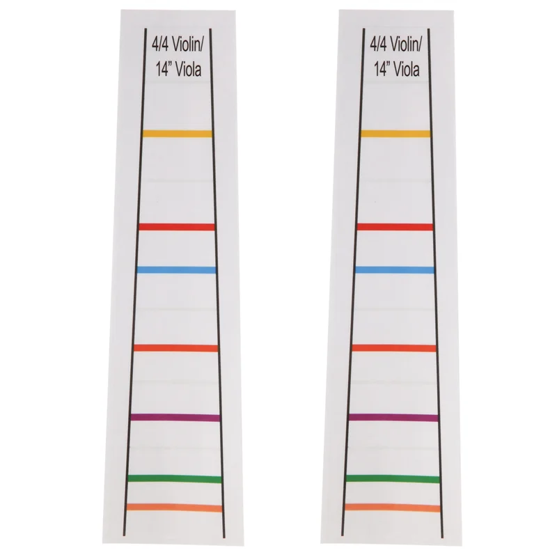 4/4 стикер на гриф для скрипки маркер грифа лента изучения нот 2 шт.