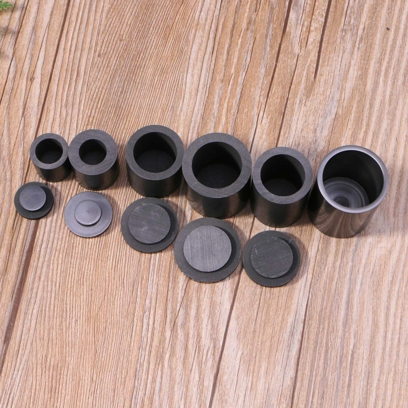 

Smelting Furnace Graphite Crucible with Lid Metal Melting for Jewelry Corrosion Oxidation High Temperature Resistance