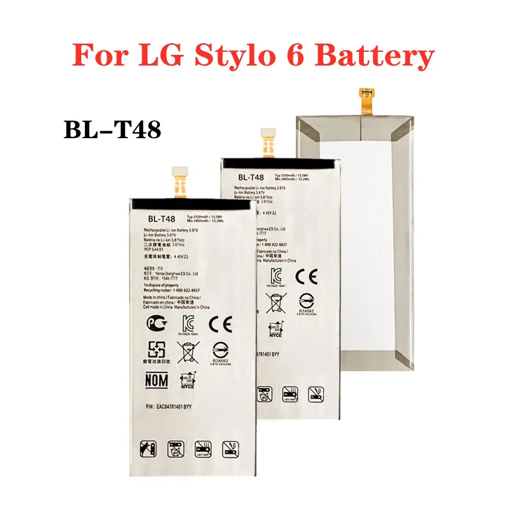 Новый сменный аккумулятор BLT48 BL-T48 для LG Stylo 6 LMQ730TM LM-Q730TM 3800 мАч BL T48