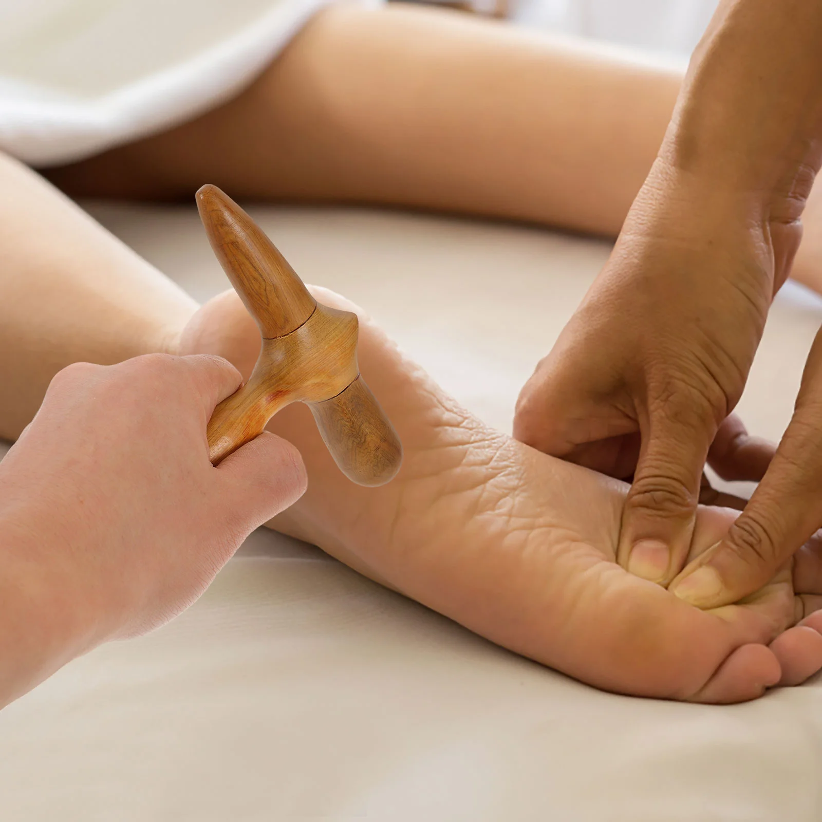 Массажер для ног деревянная палочка ручной точечный стержень инструмент
