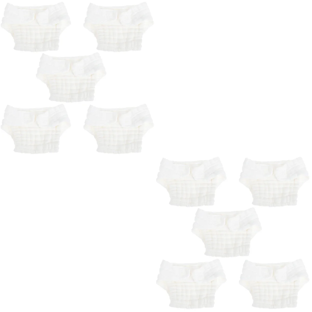 

10 Pcs Mustard Seeds Diaper Toddler Baby Cloth Nappy Inserts Pure Cotton Washable Diapers