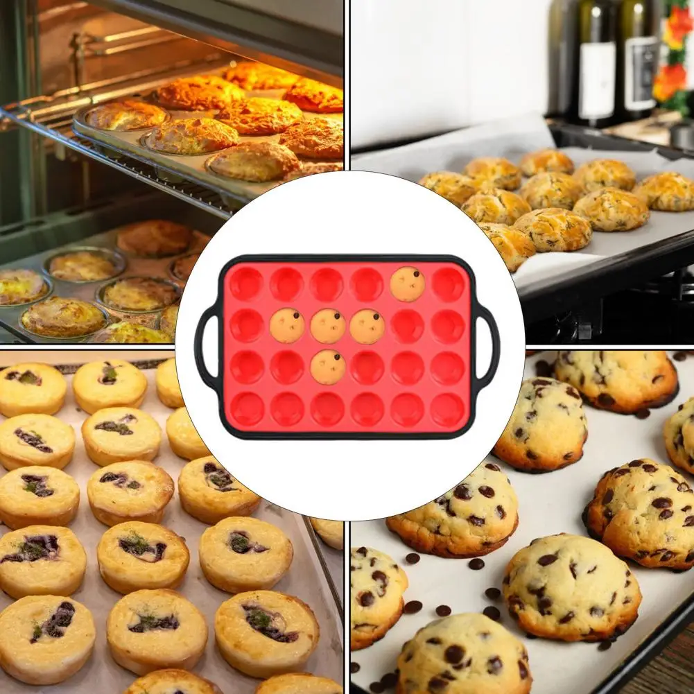 Силиконовая форма для маффинов силиконовая антипригарная кексов набор из