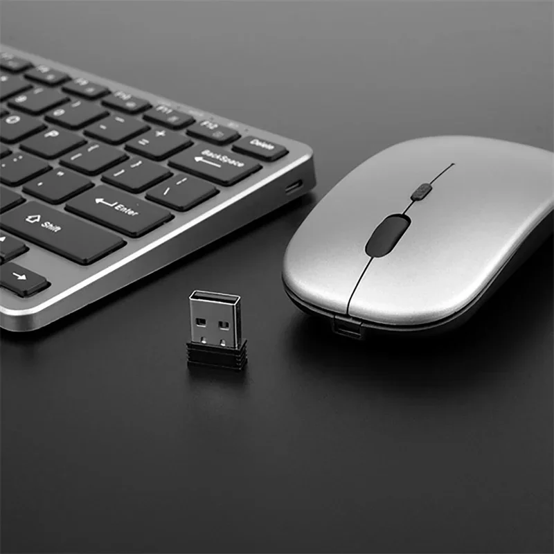 Клавиатура и мышь беспроводные Bluetooth 5 0 2 4 ГГц