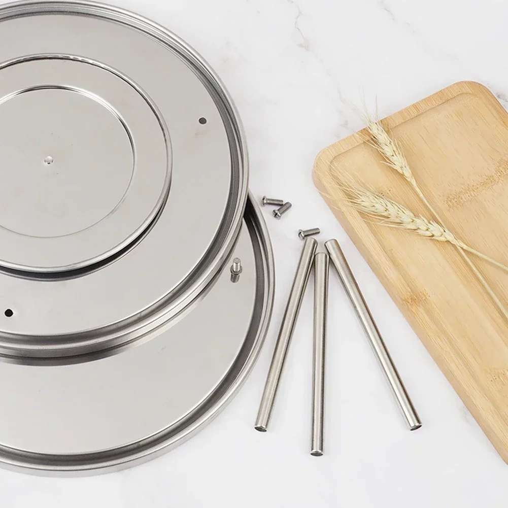 Аккуратный и аккуратный для кухни с двухъярусной полкой специй из нержавеющей