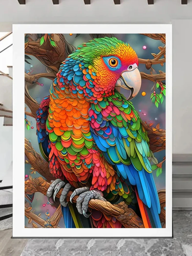 Алмазная мозаика "попугай". Мозаика попугай. Алмазная мозаика попугайчики. Инструкция цветов алмазной мозаики попугай.