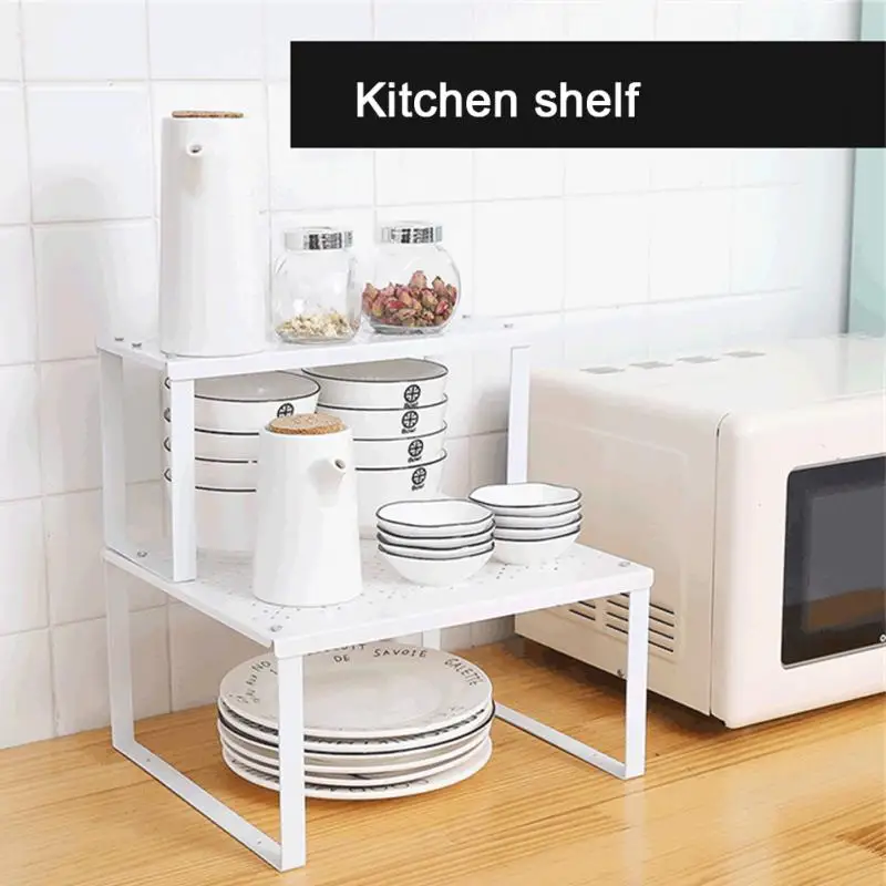 

Microwave Oven Rack Seasoning Rack Bathroom Kitchen Accessories Unit Wall-mounted Shelf Shampoo Storage Rack Desktop Manager