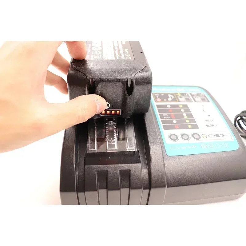 Аккумуляторная батарея 18650 резервная Makita 18v6000mah с зарядным устройством 3A bl1840 bl1850