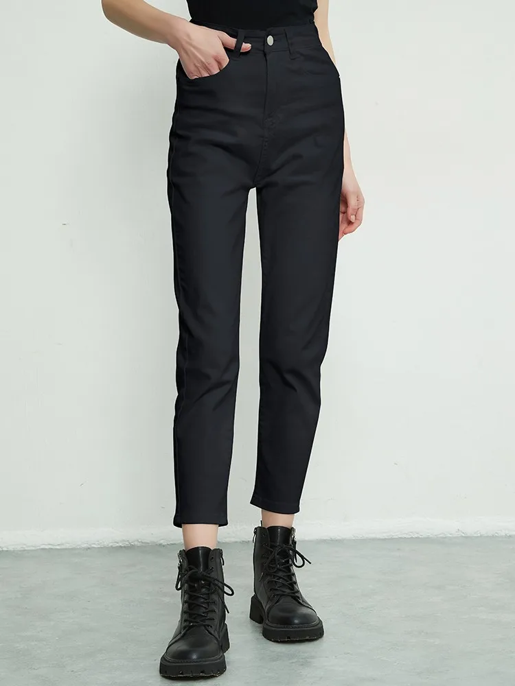 Джинсы-бойфренды женские с завышенной талией и мешковатыми шаровары - купить по