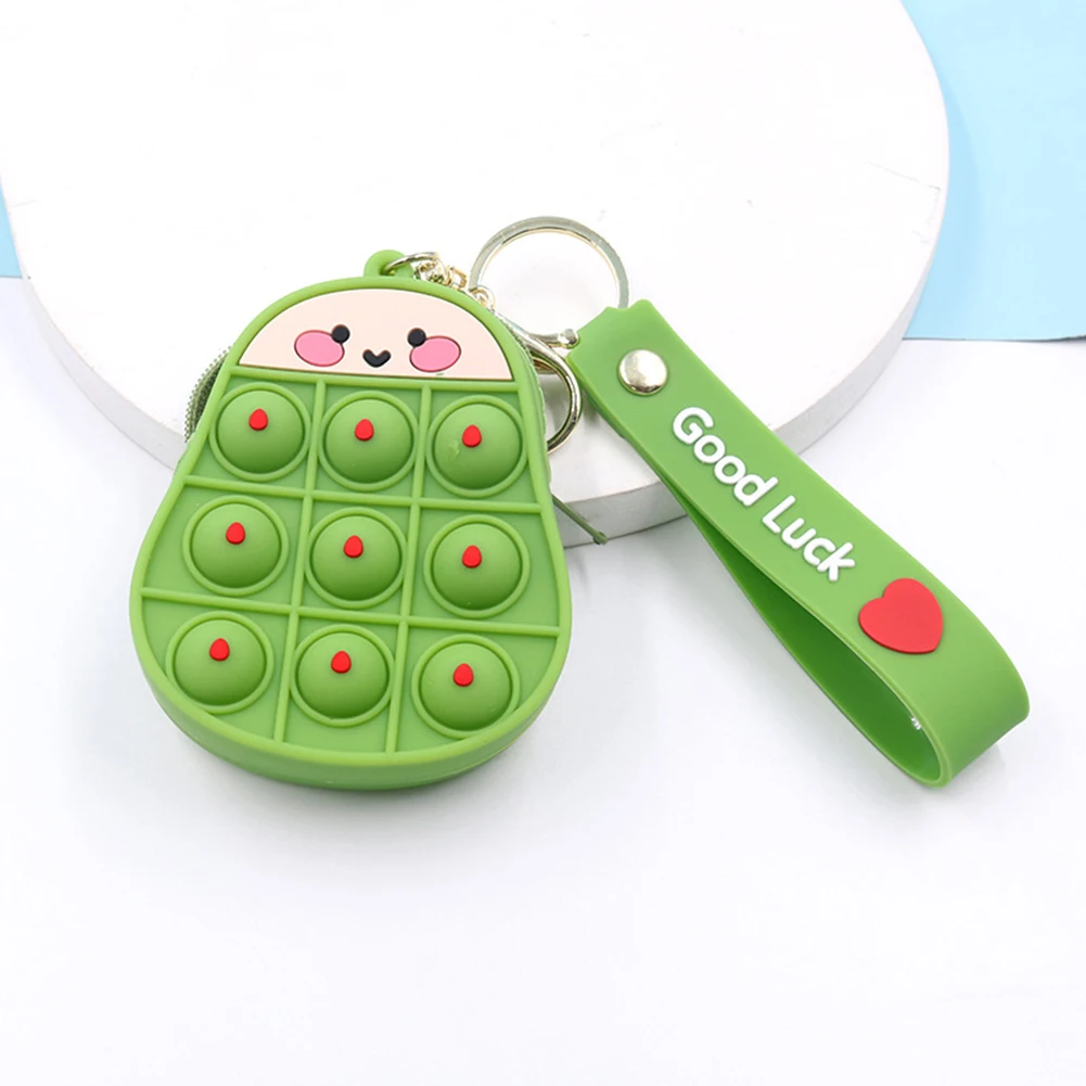 

Pressure Relief Bubble Squeeze Coin Bag Storage Purse Press Sensory Toy Autism Special Stress Reliever