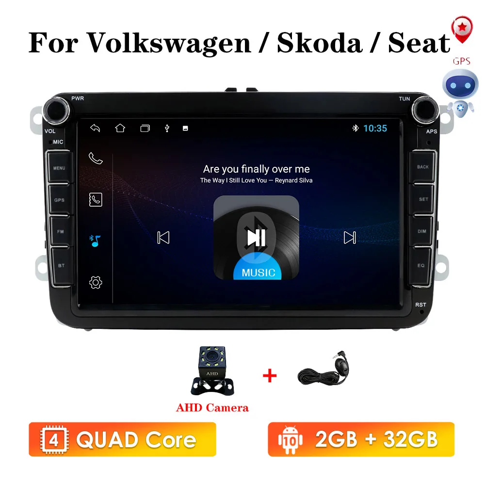 

Автомагнитола для VW/Volkswagen/Magotan/Passat B6 B7, 2 din, Android 10, Авторадио, мультимедиа, GPS, DVR, камера, ОЗУ 2 Гб, ПЗУ 16 ГБ, USB видео