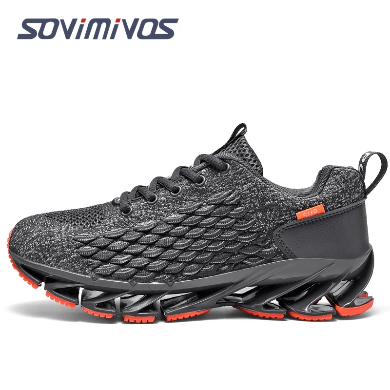 Men Athletic Shoes Mesh Blade Non Slip Running Gym Tennis Walking Sports Sneakers Mesh Breathable Trail Runners Shoes for Women