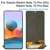 6 67 amoled for xiaomi redmi note 10 pro max lcd display m2101k6g m2101k6i lcd display touch screen digitizer replacement