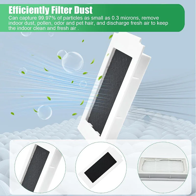 Аксессуары для робота-пылесоса ECOVACS Cobos T30 Pro MAX швабра с роликом щетка фильтр мешок