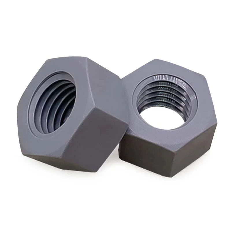 

Nylon PVC hexagon nut gray plastic hexagon screw cap anti-corrosion acid and alkali resistant nut inner diameter M5-M20