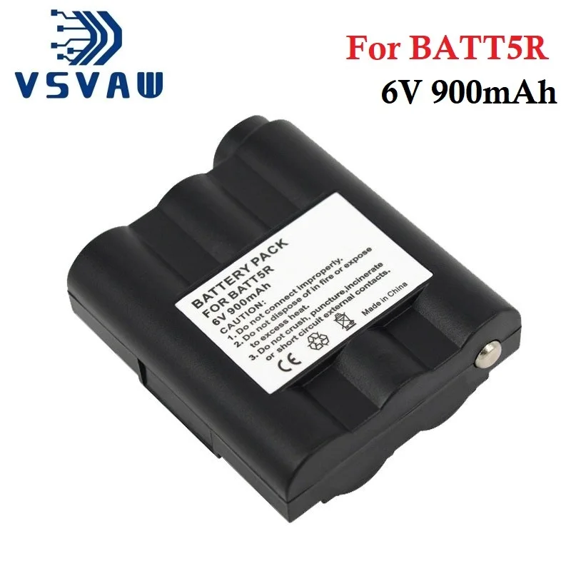 

VSVAW 900mAh 6V Battery BATT-5R For Midland GXT1050 GXT1000 GXT300 GXT325 GXT400 GXT444 GXT450 GXT500 GXT550 GXT555 GXT600