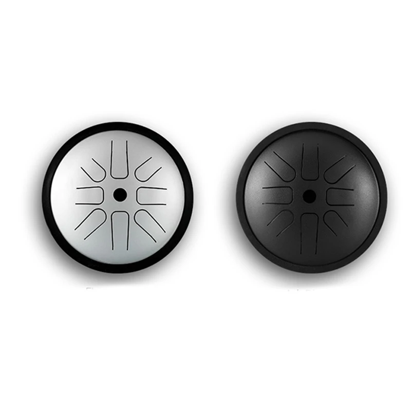 

HLURU 6 Inch Portable Tweeter Companion Steel Tongue Drum Gift Percussion Instrument With Drumsticks
