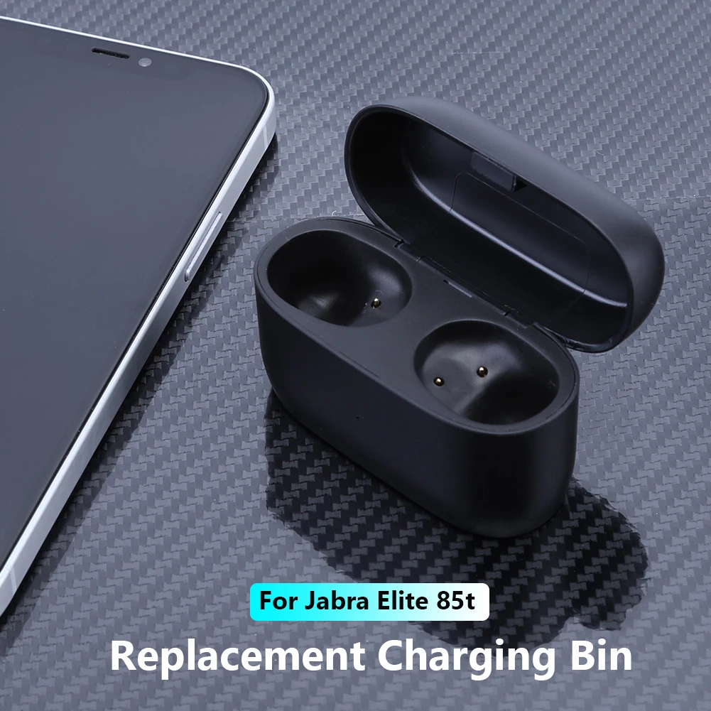 

Сменная Беспроводная зарядная коробка для наушников Jabra Elite 85tbluetooth-совместимая с зарядным устройством Type-C чехол со светодиодным индикаторо...