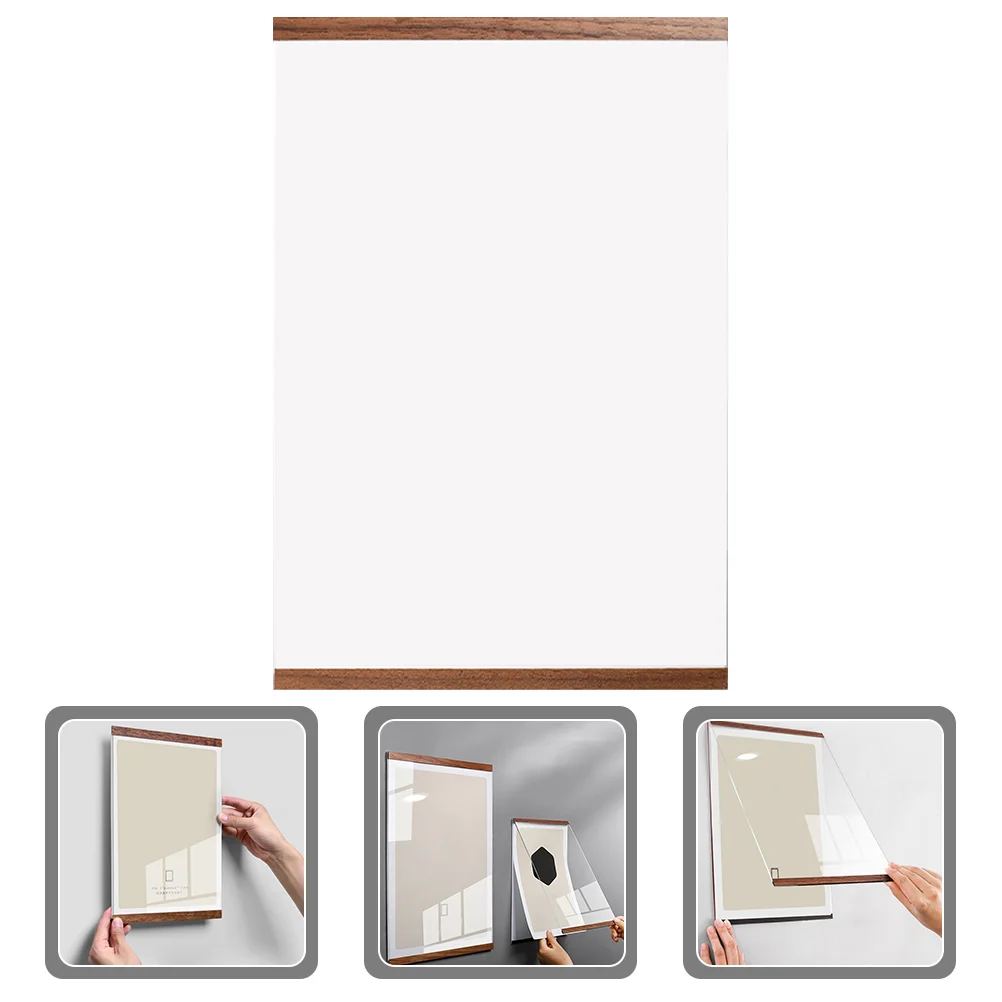 

Wood Picture Frames Display Photo Decorative Information Desktop Hanging Office Portrait door photos Tires