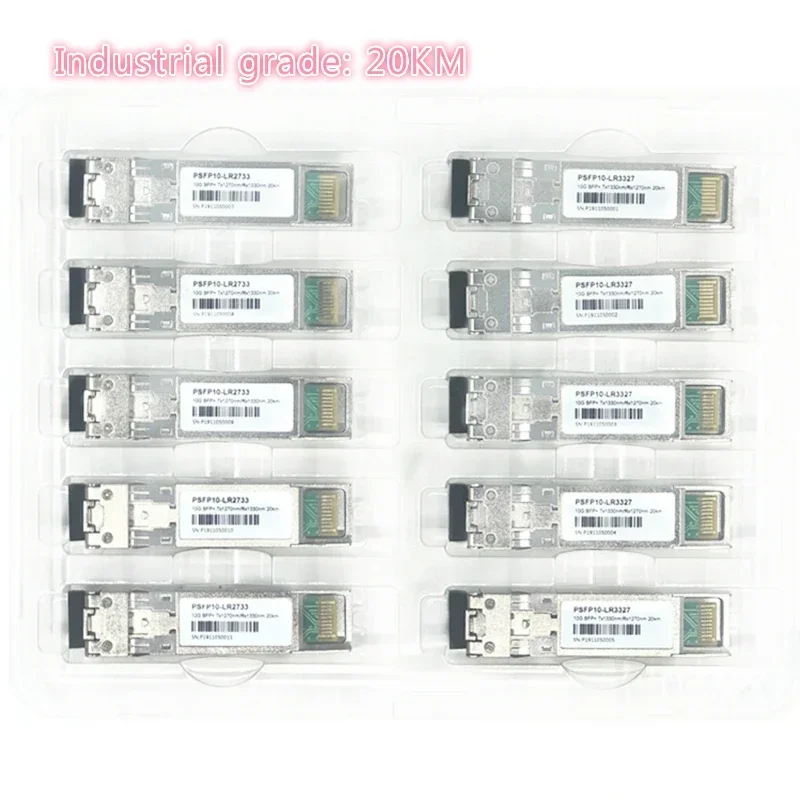 SFP 10G LC 20 км 1270 нм/1330 нм промышленного класса одноволоконный оптический модуль