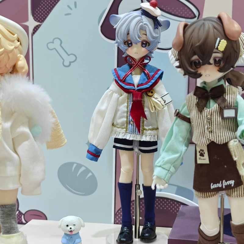 Фото Оригинальные куклы Mirai в коробке, серия Furry, 1/8 BJD, аниме-фигурка, модель персонажа, украшение для стола, коллекционная игрушка, подарок №5