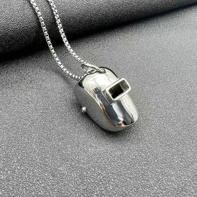 

Европейский и американский стиль, простая модная индивидуальная маска сварщика, трехуровневый шлем для мужчин и женщин, подвеска из нержавеющей стали