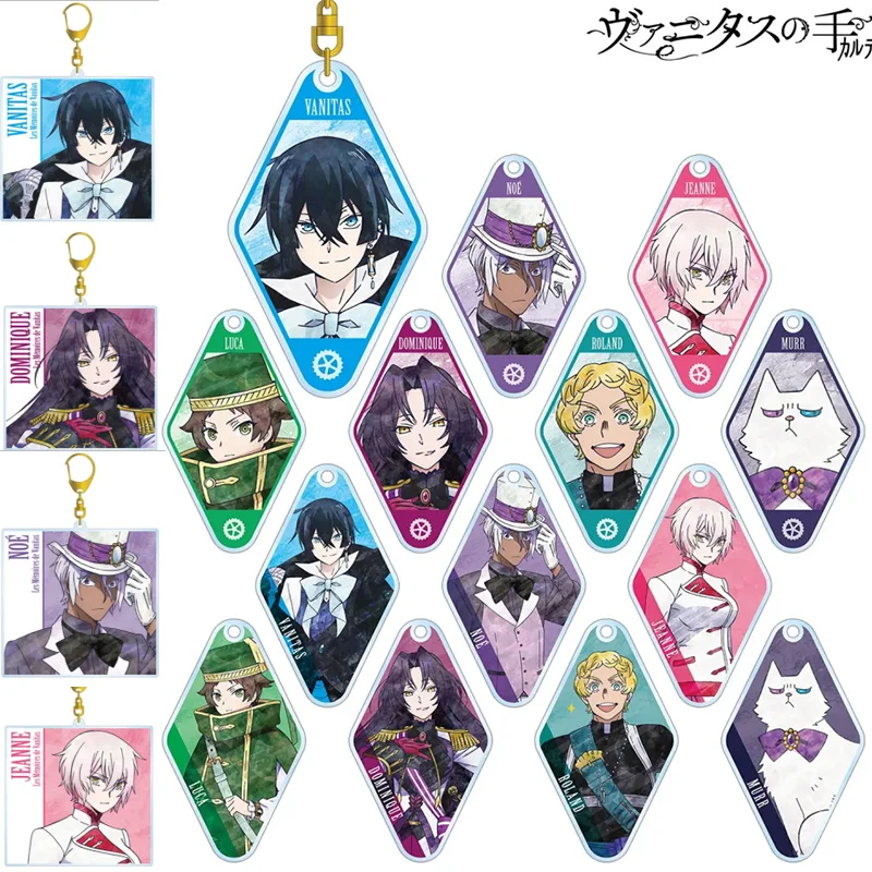 

Чехол с изображением аниме «изучение ванитас Noe Arushivisuto», золотой акриловый брелок, подвеска для косплея, Женская коллекция, подарок на Рожде...