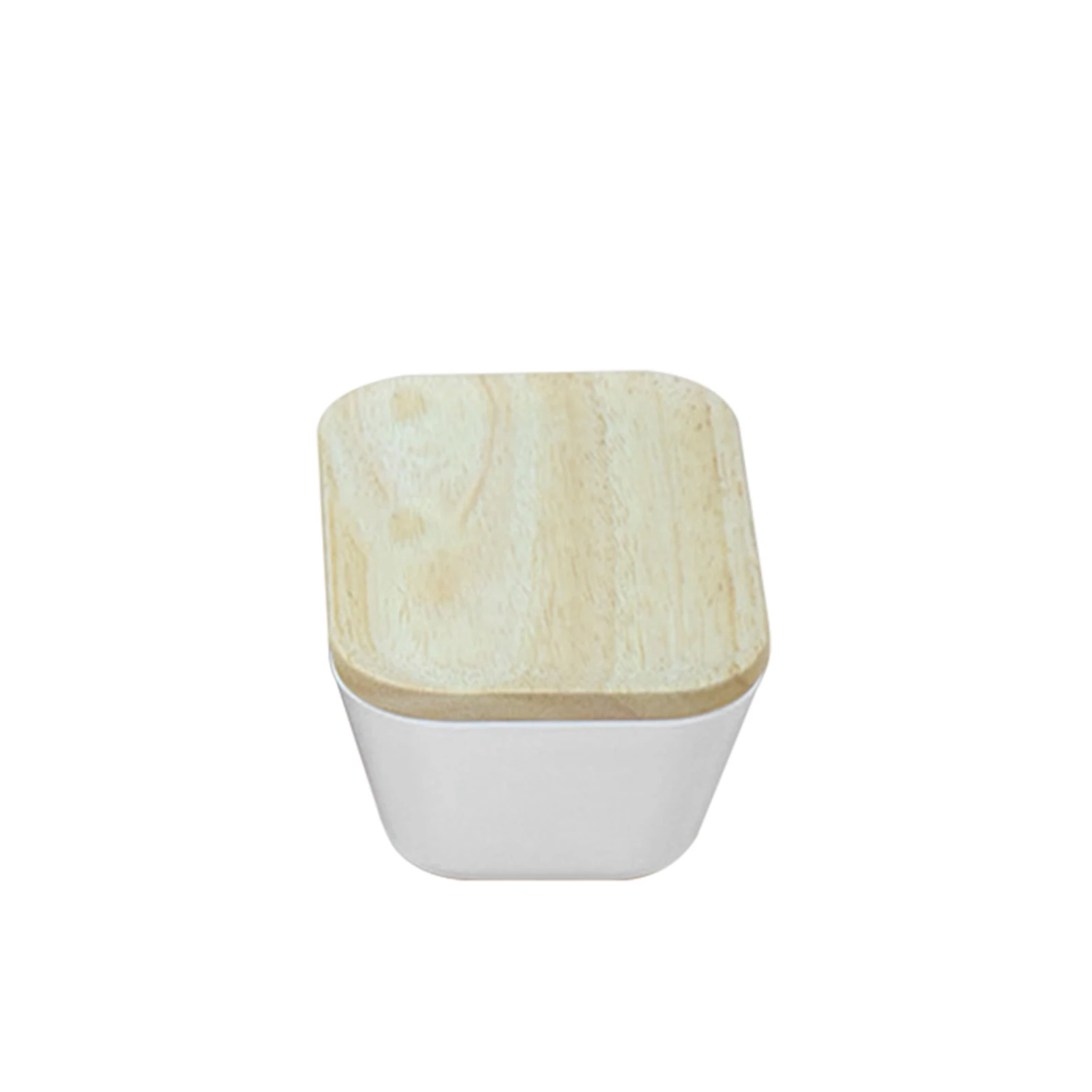 

Home With Wooden Lid Keep Fresh Universal Bread Bin Storage Case Reusable Rectangular Kitchen Organizer Bakeware Large Capacity