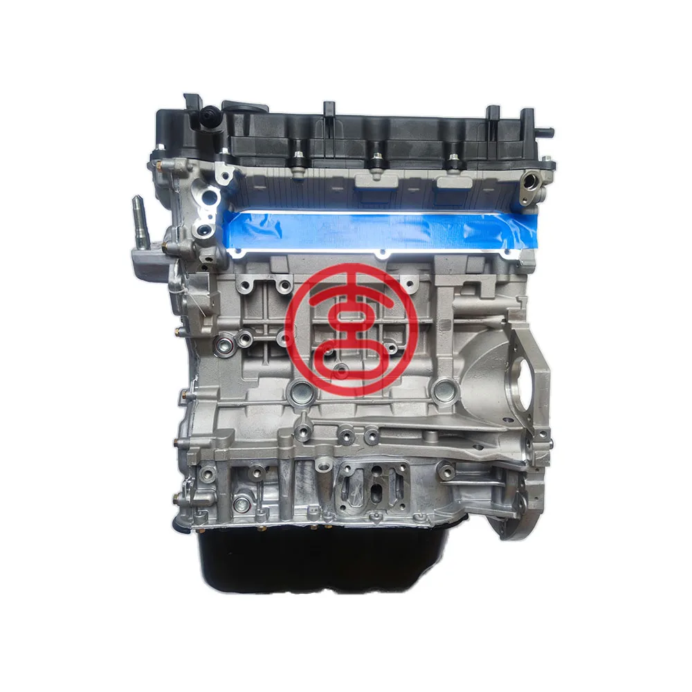 Фото Двигатель в сборе G4KE 2.4L DOHC 16V (Long Block) для Hyundai Sonata, Santa Fe, Tucson, ix35, Kia Sportage, Optima, Sorento 2010-2017 №3