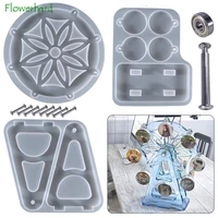 ferris wheel table decor crystal epoxy mold diy creative ferris wheel swing table jewelry silicone mold for crafts resin molds
