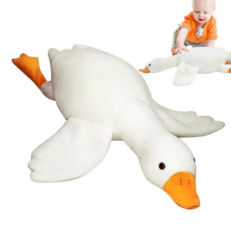 

Gooses Stuffed Animal Super Soft Duck Plush Toy Soft Cute Plushie Hugging Pillow Dolls Duck Stuffed Animal Gifts For Kids