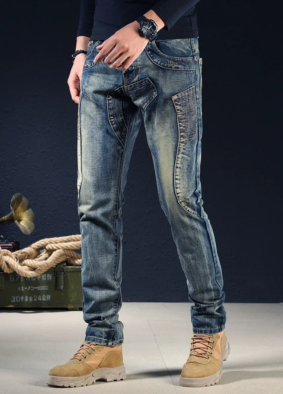 Мотоциклетный аксессуар для мотоцикла Hithotwin яркий цвет Мужская защита джинсы