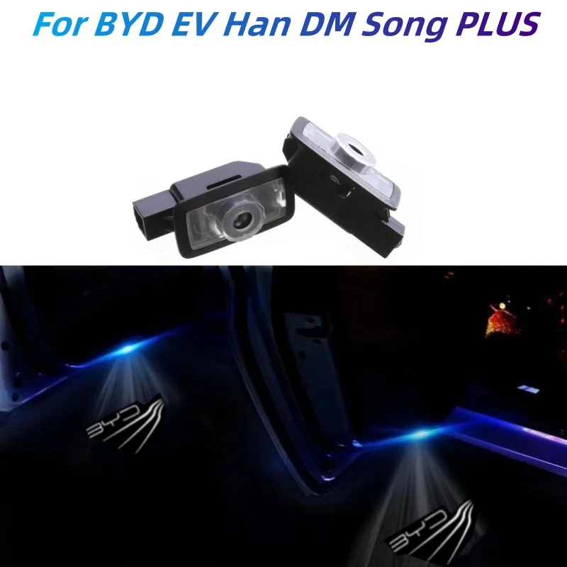 2 шт. светодиодные приветственные огни для дверей автомобиля логотип лазерный