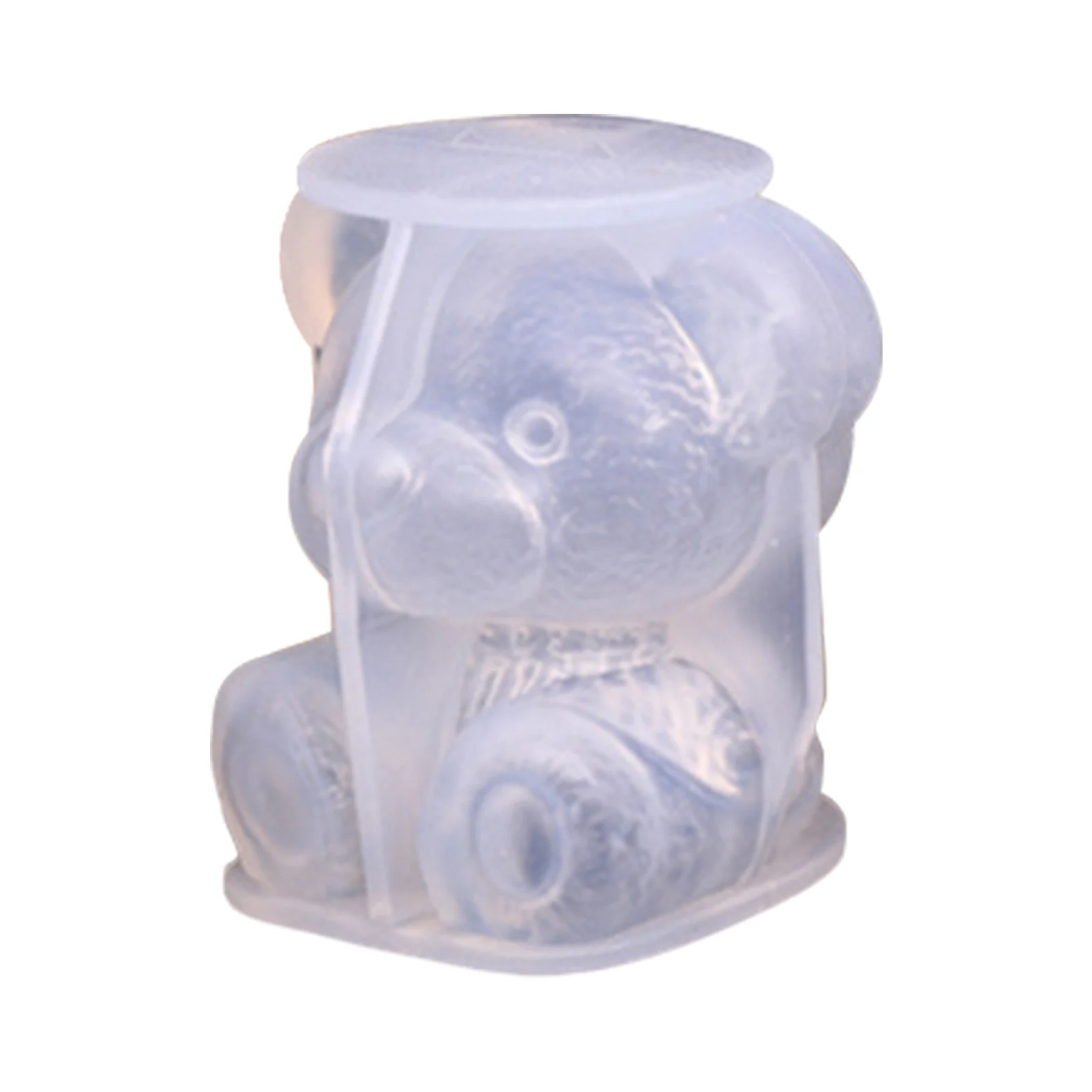 

3D Teddy Bear Ice Cube Mold Bear Silicone Mold Icle Molds For Cake Easy Release Mold With Animal Shape Novelty Ice Cube Mold For