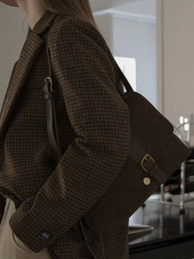 Дизайнерская винтажная сумка через плечо в стиле корейских меньшинств