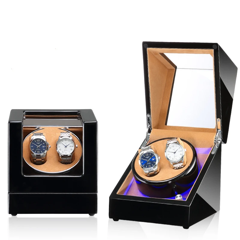 Намотка для часов Автоматическая двойной вращающийся держатель кабинета