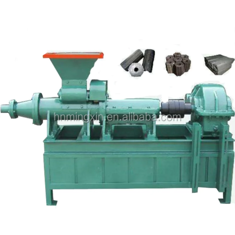 

Extruder briquette charcoal making machine plant